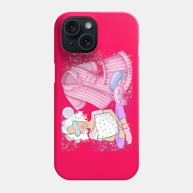 Good Night, girl Phone Case by Viper Unconvetional Concept