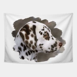 Dalmatian Puppy painting Tapestry