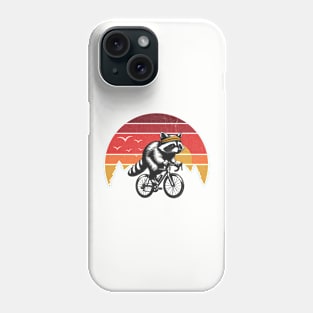 Cycling Raccoon Phone Case