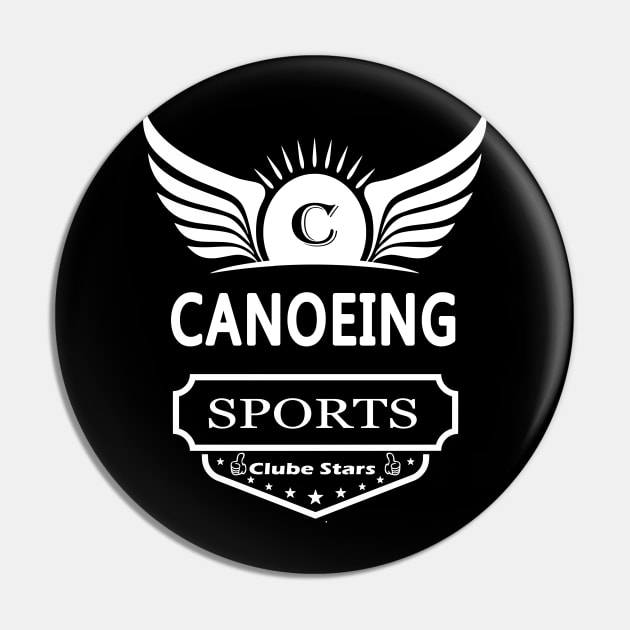 Sports Canoeing Pin by Polahcrea