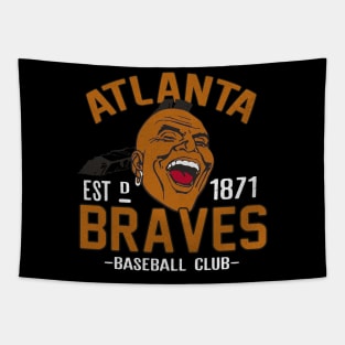 Old Style Atlanta Braves 3 by Buck Tee Tapestry