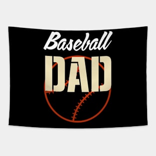 Baseball Dad for Men Boys Kid Happy Fathers Day Tapestry