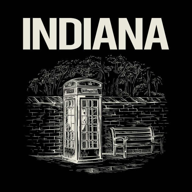 Vintage Phone Booth Indiana by rosenbaumquinton52