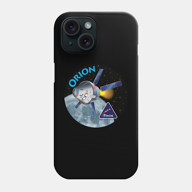 Orion around the Moon Phone Case by NN Tease