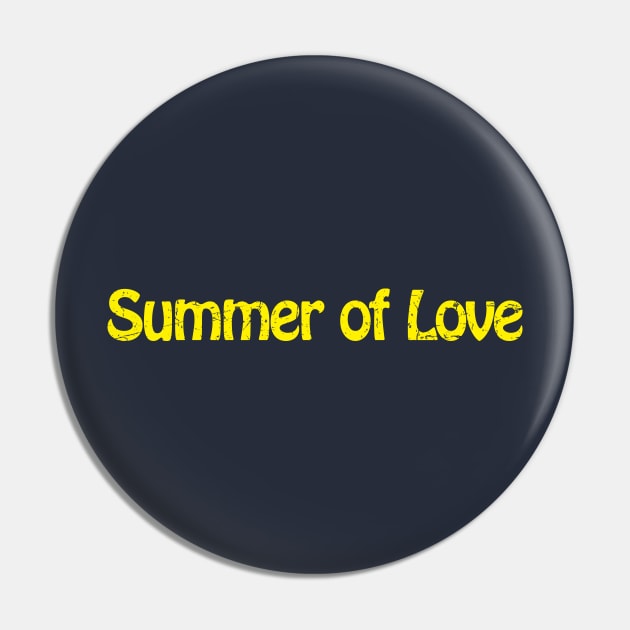 Summer of love Pin by TheAllGoodCompany