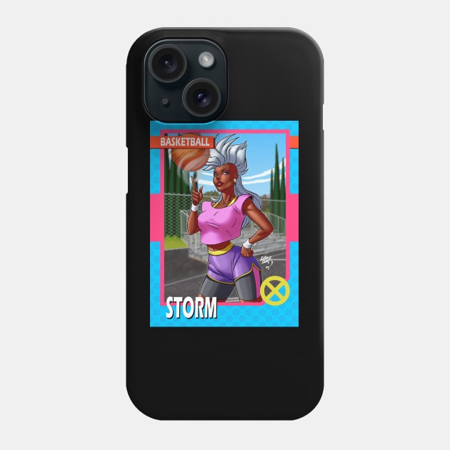 Storm97 Basketball Card Phone Case by artoflucas