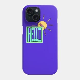 Hello world Phone Case