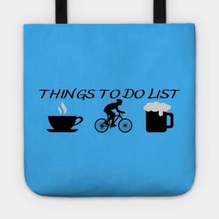 Things To Do List - Bicyclist Tote