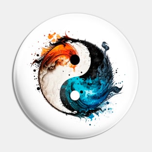 Yin Yang T-Shirt Pin