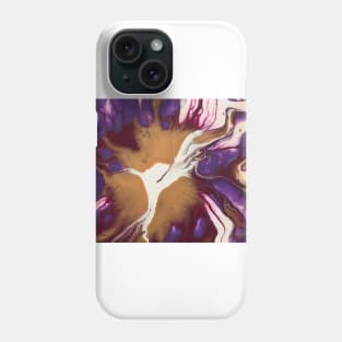 Purple Magenta Lily Floral Phone Case