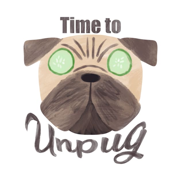 Time to unpug self care dog design by allysci