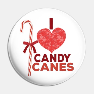 I Love Candy Canes Pin