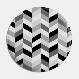 Multi Grey Chevron Tile Pattern Pin