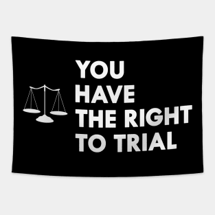 Lawyer - You have the right to trial Tapestry