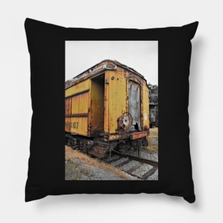 Rusty Train Car Pillow