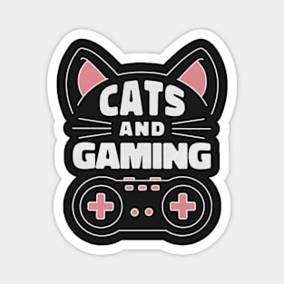 Cats and gaming Magnet