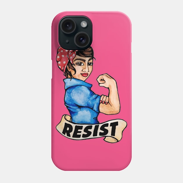 resist Phone Case by adamanartwork