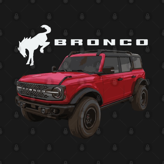 Rapid Red Ford Bronco Suv by cowtown_cowboy