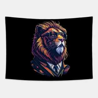 Aviator Lion Tapestry