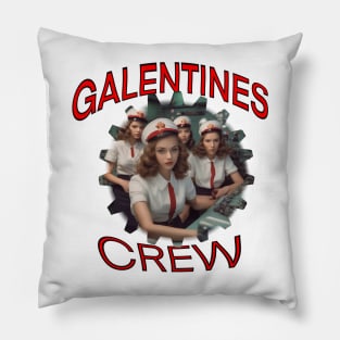 Galentines crew all girls Pillow