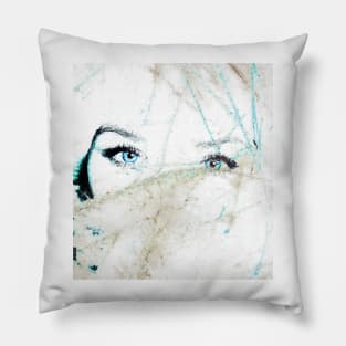 Beautiful Blue Eyes Pillow