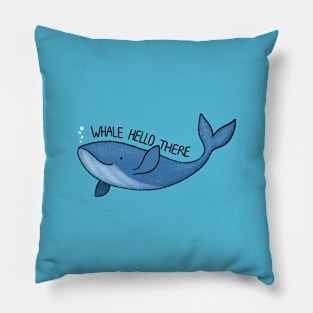 Whale Hello There! Pillow