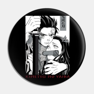 Tanjiro & Nezuko Demon Slayer Pin