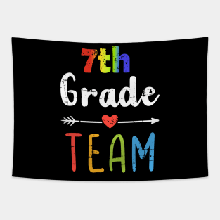 7th Grade Team Back To School Student Teacher Squad Tapestry