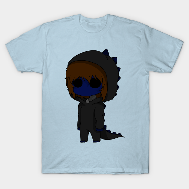 eyeless jack dinosaur chibi - Creepypasta - T-Shirt