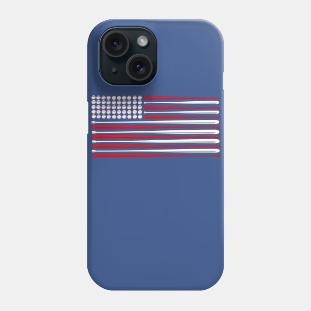 Great American Pasttime Phone Case by leslieharris372