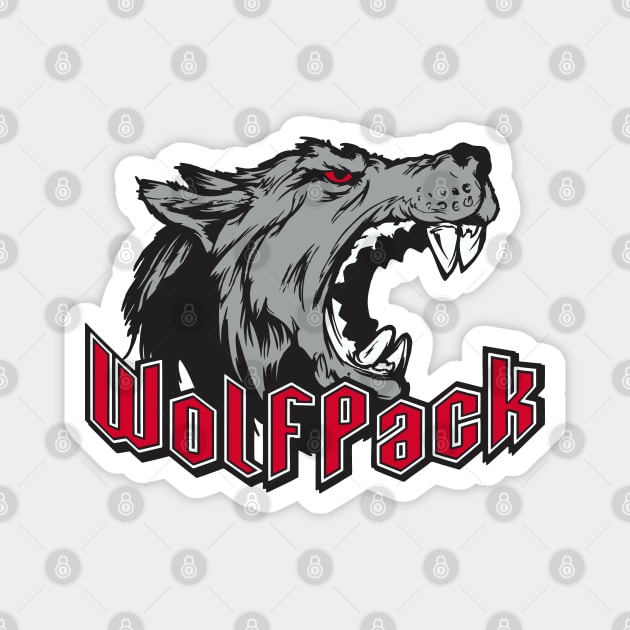 Wolf Pack, Magnet by DavesTees