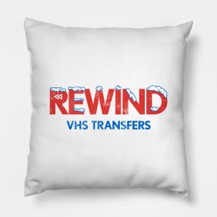 Rewind Ice Distressed Pillow