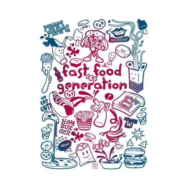 Discover Fast Food Generation - Fast Food - T-Shirt