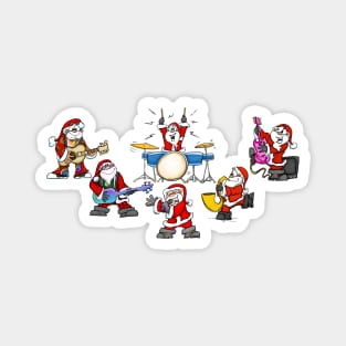 Santa Band Magnet