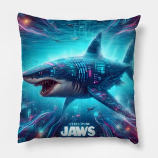 Unleash Oceanic Dread: Dive into Shark-Inspired Thrills with our Jaws-Inspired Collection! Pillow