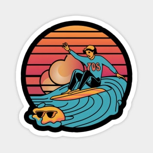 Summer full of surfing Magnet