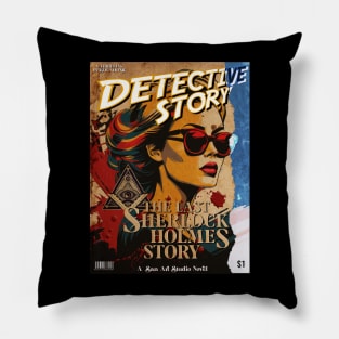 Detective Story Pillow