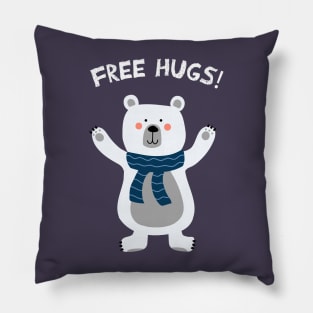 Polar Bear | Free Hugs! Pillow