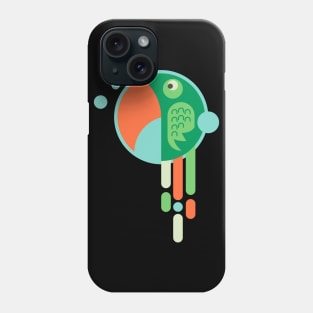 Digi Parrot Graphic T-Shirt Phone Case