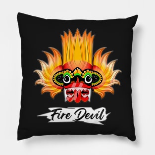 Traditional face mask design Pillow