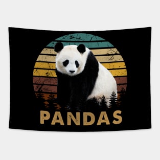 Panda Passion Chic Tee Showcasing the Devotion to Pandas Tapestry