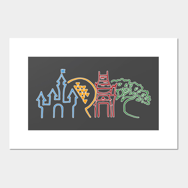 Wdw Park Icons Walt Disney World Posters And Art Prints Teepublic Disneyland print space mountain tomorowland disney poster world gift unframed. wdw park icons walt disney world