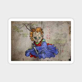 chucky goes to japan ukiyo-e Magnet