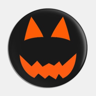 Jack O' Lantern Classic Halloween Design Pin