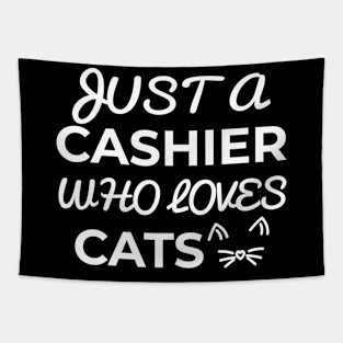 cashier cat lover Tapestry