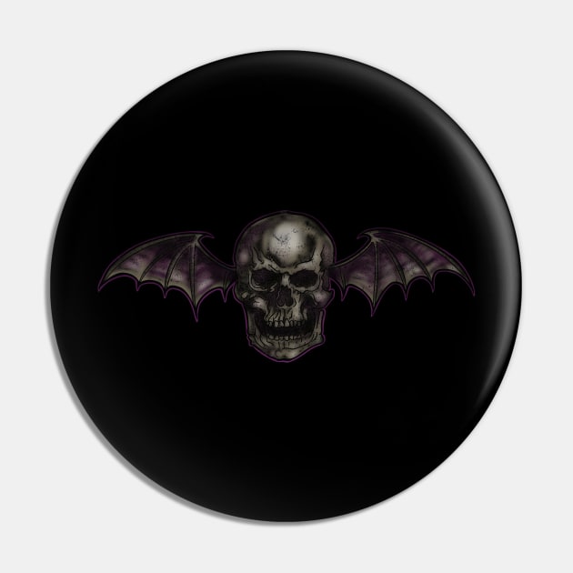 A7X Deathbat Pin by Tameink