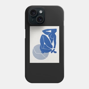 Blue nude Earth Henri Matisse abstract art Phone Case