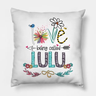 Love Being Called Lulu Happy Mother's Day Pillow