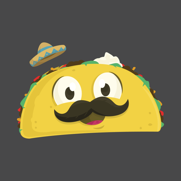 Taco Stache by rachaelmarie