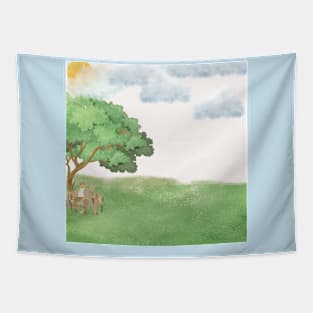 Under the tree Tapestry